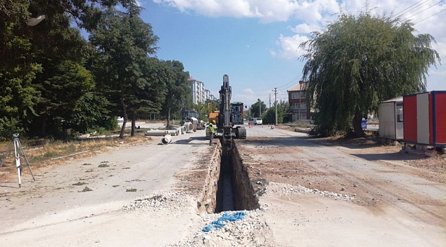 ESKİ ÇİMENTO FABRİKASI ALANINA İÇME SUYU VE KANALİZASYON HATTI