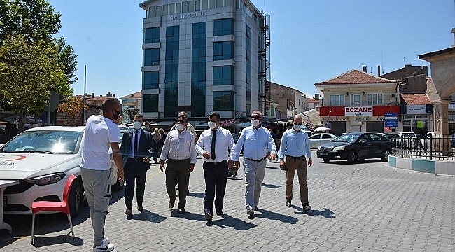 GURBETÇİLERE MASKE VE SOSYAL MESAFE DENETİMİ