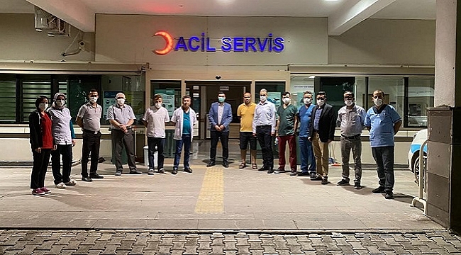 HASTANE PERSONELİNE MORAL ZİYARETİ