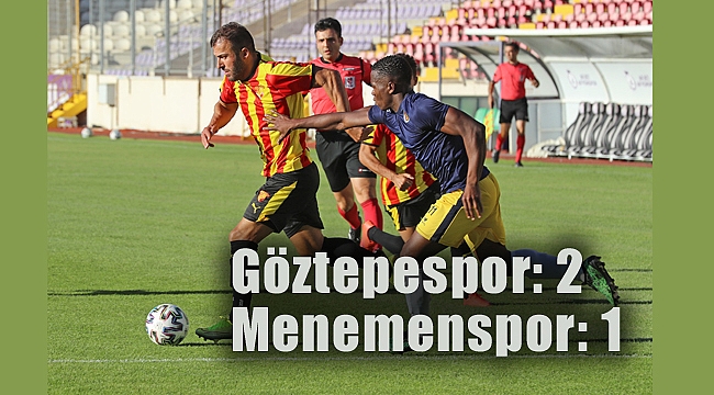Hazırlık maçı: Göztepe-Menemenspor: 2-1