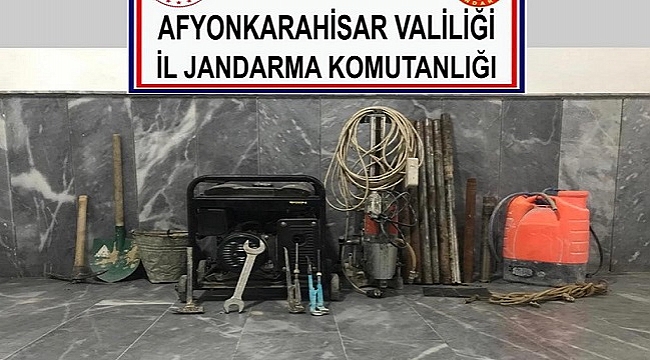 KAÇAK KAZI YAPAN 5 KİŞİ GÖZALTINDA