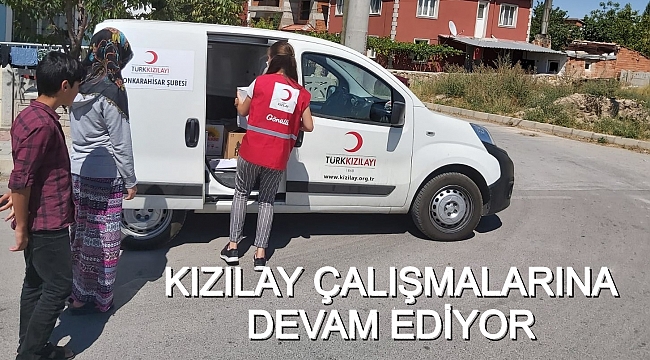 KIZILAY ÇALIŞMALARINA DEVAM EDİYOR
