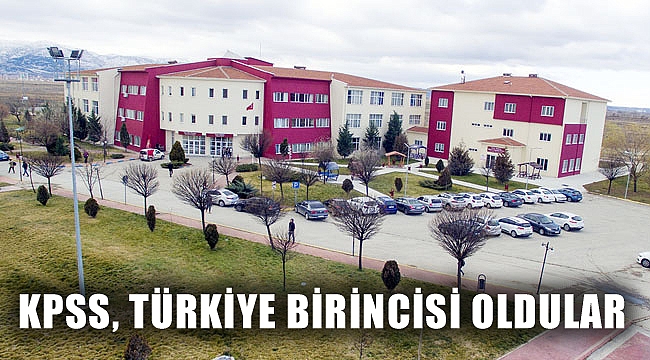KPSS, TÜRKİYE BİRİNCİSİ OLDULAR