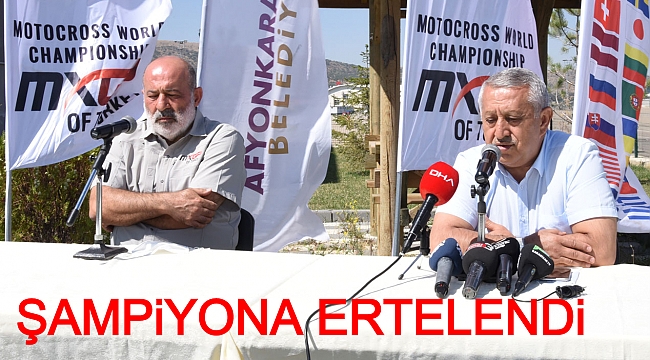 MOTOKROS ŞAMPİYONASI ERTELENDİ