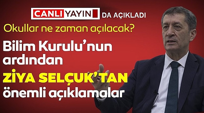 Okullar ne zaman açılacak?