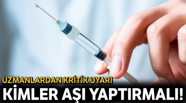 Sağlıklıya grip, risk grubuna hem grip hem zatürre aşısı