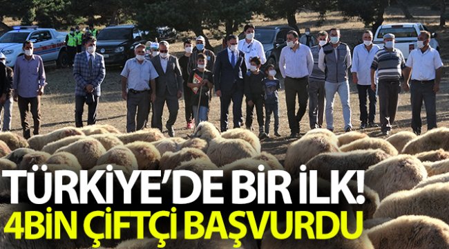 Türkiye’de bir ilk, 4 bin çiftçi başvurdu