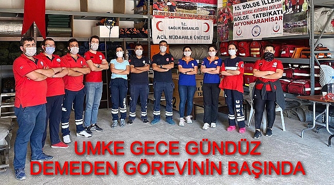 UMKE GECE GÜNDÜZ DEMEDEN GÖREVİNİN BAŞINDA