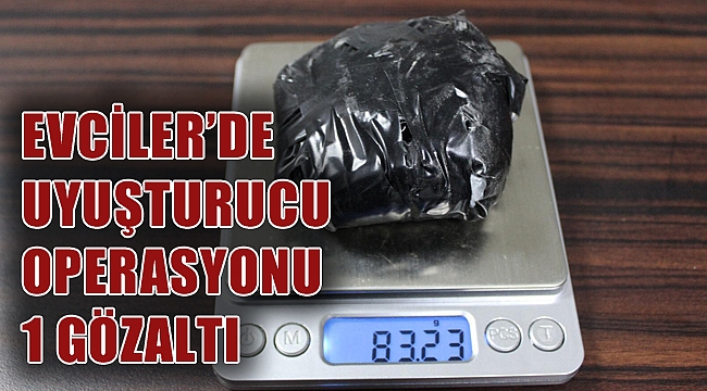 UYUŞTURUCU OPERASYONU: 1 GÖZALTI