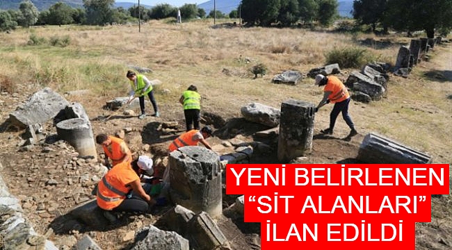 YENİ BELİRLENEN “SİT ALANLARI” İLAN EDİLDİ
