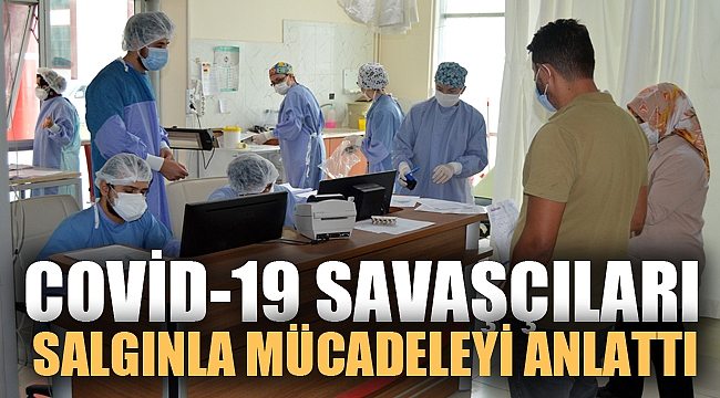 Afyonkarahisar'daki "Covid-19 savaşçıları" hastalığa karşı zorlu mücadeleyi anlattı