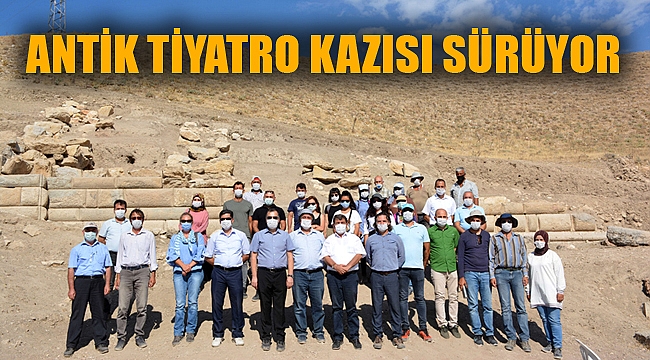 ANTİK TİYATRO KAZISI DEVAM EDİYOR