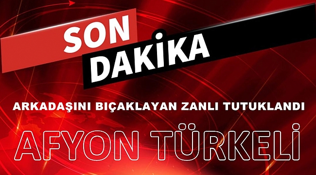 ARKADAŞINI BIÇAKLAYAN ZANLI TUTUKLANDI