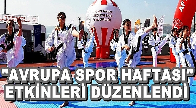 "AVRUPA SPOR HAFTASI" ETKİNLERİ DÜZENLENDİ