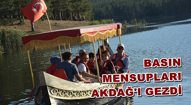 BASIN MENSUPLARI DERNEĞİNDEN AKDAĞ GEZİSİ