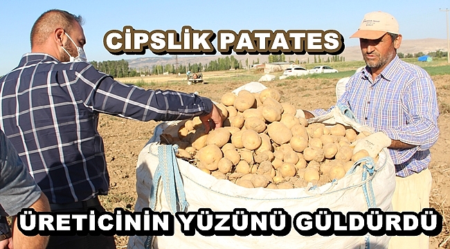 CİPSLİK PATATES ÜRETİCİNİN YÜZÜNÜ GÜLDÜRDÜ