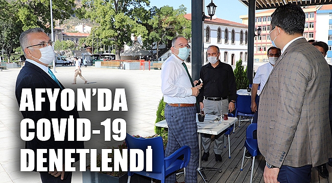 COVİD-19 TEDBİRLERİ DENETLENDİ