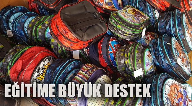 EĞİTİME BÜYÜK DESTEK
