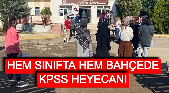 HEM SINIFTA HEM BAHÇEDE KPSS HEYECANI
