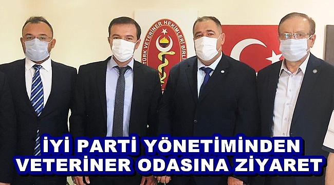 İYİ PARTİ’DEN VETERİNER ODASINA ZİYARET
