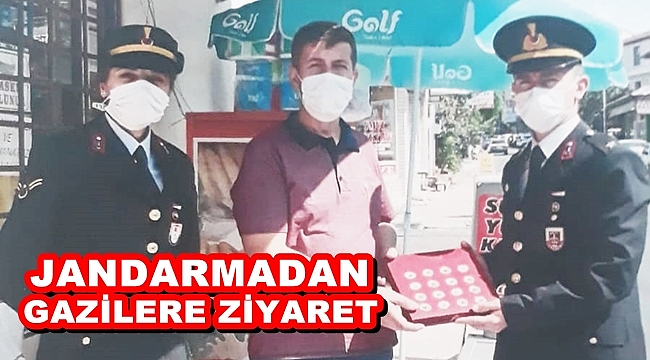 JANDARMADAN GAZİLERE ZİYARET