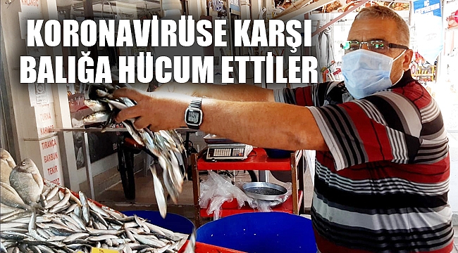 KORONAVİRÜSE KARŞI BALIĞA HÜCUM ETTİLER