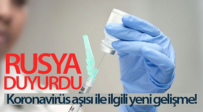 Rusya'da, korona virüs aşısının ilk parti üretiminin dağıtımına başlandı