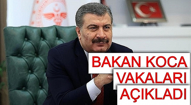 Sağlık Bakanı Fahrettin Koca, günlük korona virüs tablosunu paylaştı!