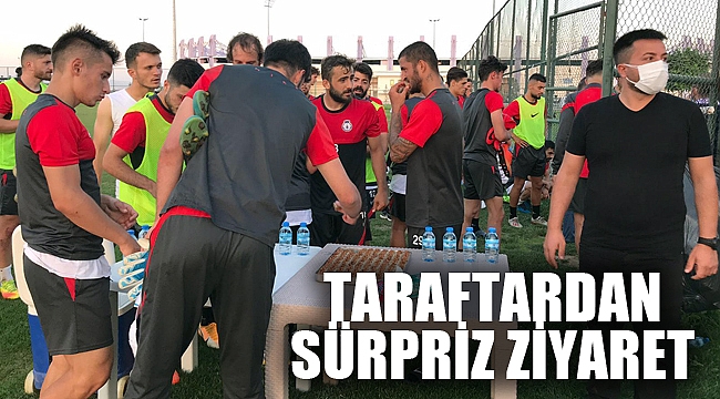 TARAFTARDAN SÜRPRİZ ZİYARET