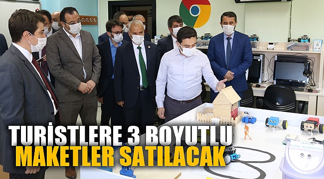 TURİSTLERE 3 BOYUTLU MAKETLER SATILACAK