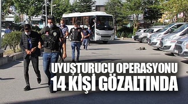 14 KİŞİDEN 12'Sİ TUTUKLANDI