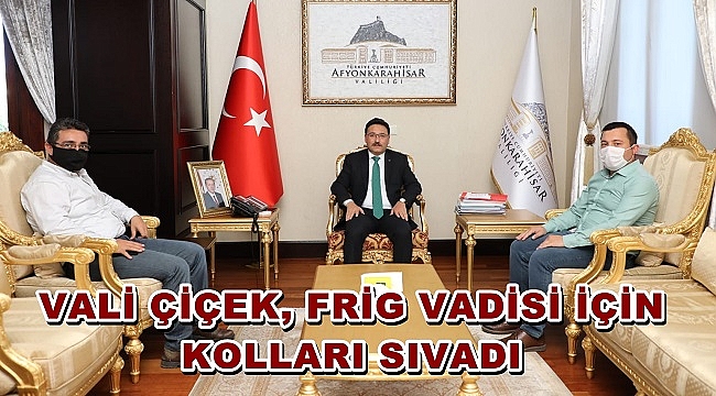 VALİ ÇİÇEK, FRİG VADİSİ İÇİN KOLLARI SIVADI