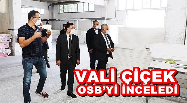 VALİ ÇİÇEK, OSB’Yİ İNCELEDİ