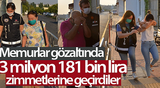 ZİMMETE PARA GEÇİRDİLER