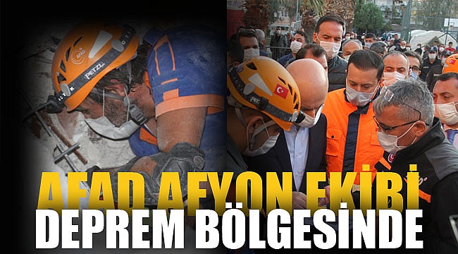 AFAD AFYONKARAHİSAR EKİBİ DEPREM BÖLGESİNDE