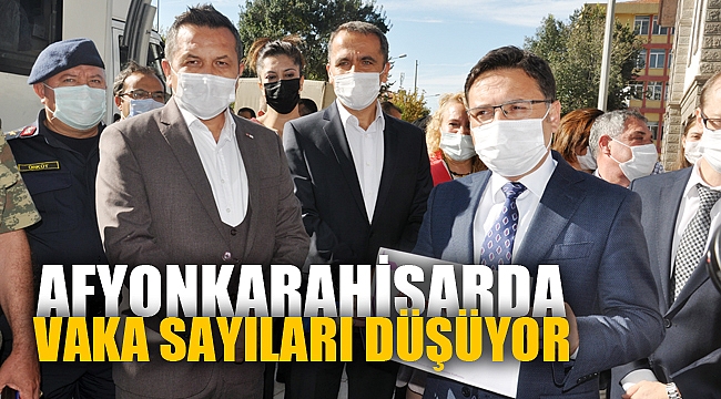 Afyonkarahisar’da Korona virüs vaka sayıları düşüşe geçti 