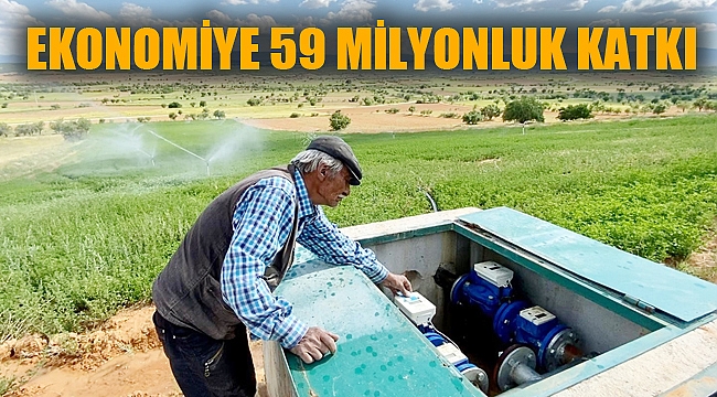 Afyonkarahisar’da tarım ile ekonomiye 59 milyon TL katkı sağladı 