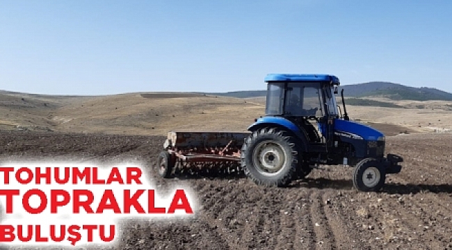 Afyonkarahisar'da tohum toprakla buluştu