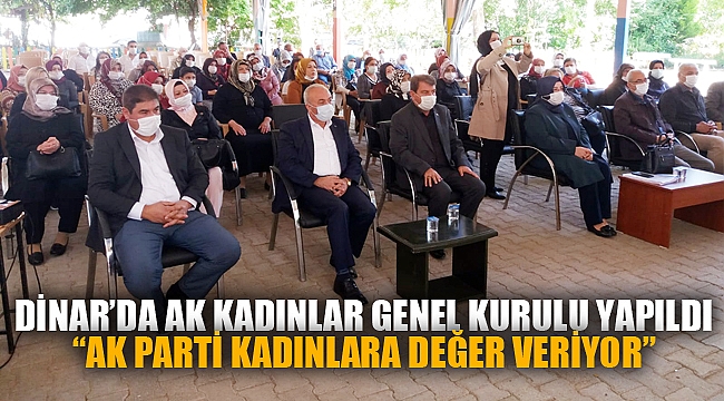 “AK PARTİ KADINLARA DEĞER VERİYOR”
