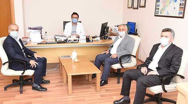 BAŞKAN ZEYBEK’DEN BAŞHEKİM TUNCER’E ZİYARET