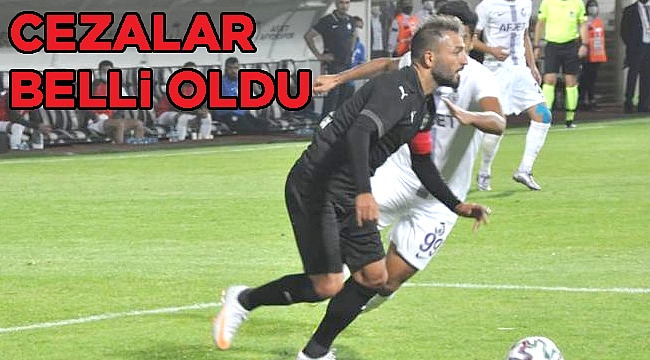 Cezalar belli oldu