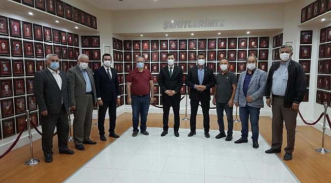 CHP'den Gaziler derneğine ziyaret