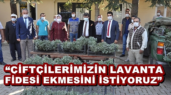 “ÇİFTÇİLERİMİZİN LAVANTA FİDESİ EKMESİNİ İSTİYORUZ”