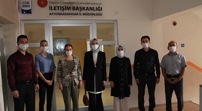 Danışman Özbağ Burcu’yu ziyaret etti