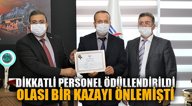 DİKKATLİ PERSONELE TEŞEKKÜR