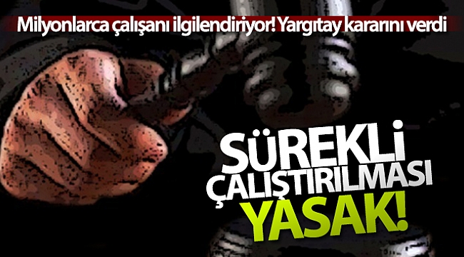 Gece çalışanlar için Yargıtay'dan flaş karar