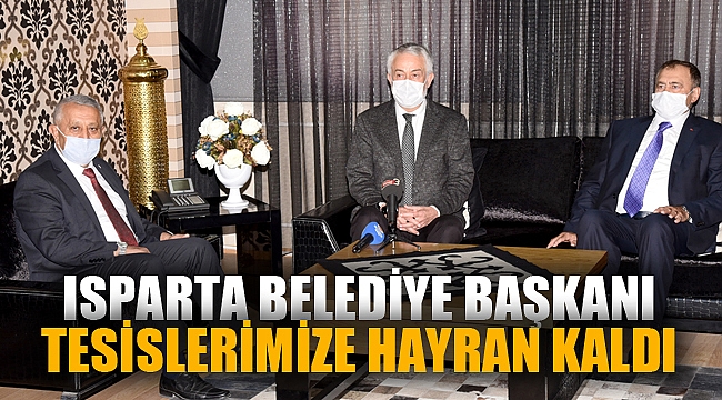 ISPARTA BELEDİYE BAŞKANI TESİSLERİ İNCELEDİ
