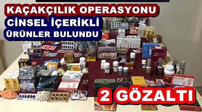 KAÇAKÇILIK OPERASYONU: 2 GÖZALTI