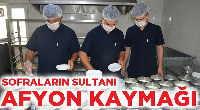 Kahvaltı sofralarının vazgeçilmez lezzeti: "Afyon kaymağı"