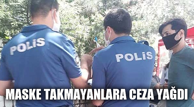 Maske takmayan 41 kişiye 36 bin 900 lira para cezası 